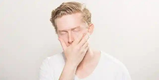 man in stress