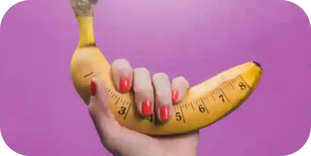 measuring banana